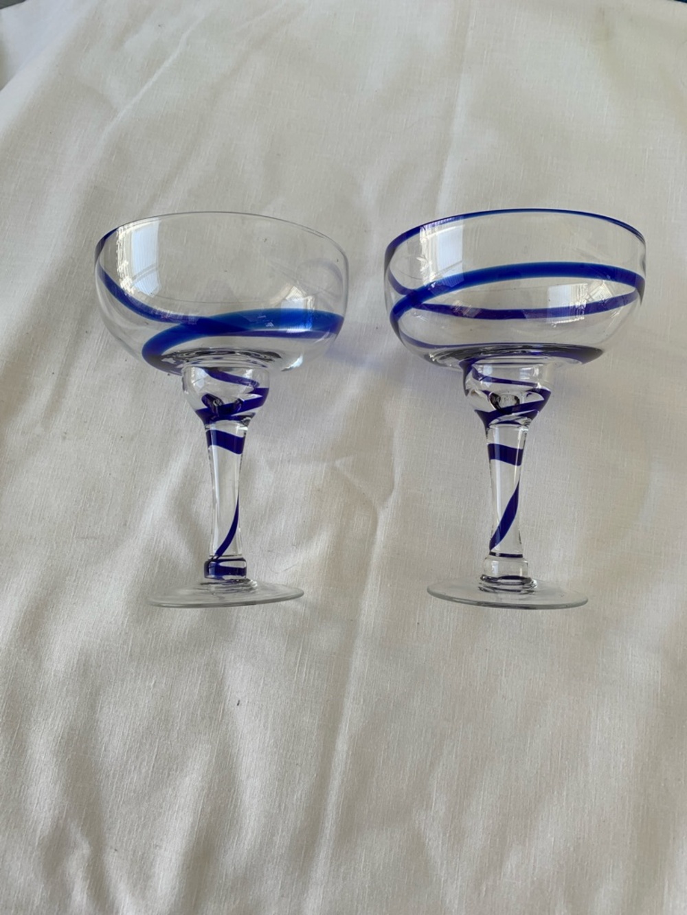 Pier 1 - Set Large Margarita Glasses - Oversized